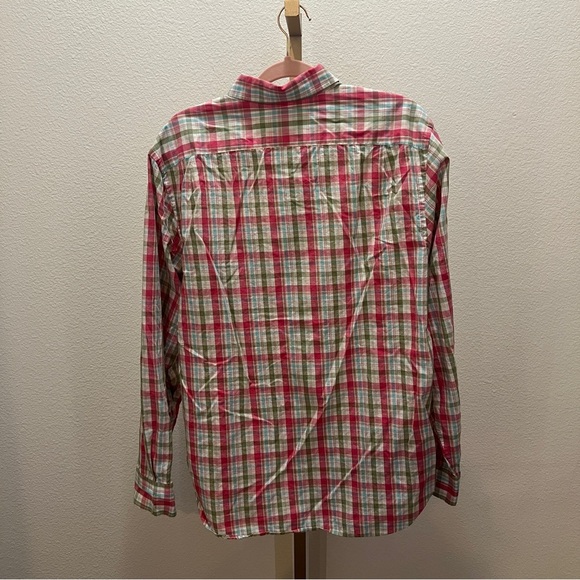 Bonobos Long Sleeve Button Down Shirt Pink plaid Large - Picture 6 of 6